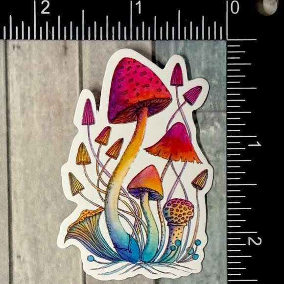🌀10/$10🌀 Magic Mushroom Waterproof Sticker Decal - Picture 1 of 1